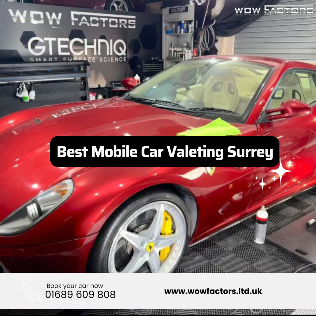 Treat Stubborn Stains and Odors- Best Mobile Car Valeting Surrey